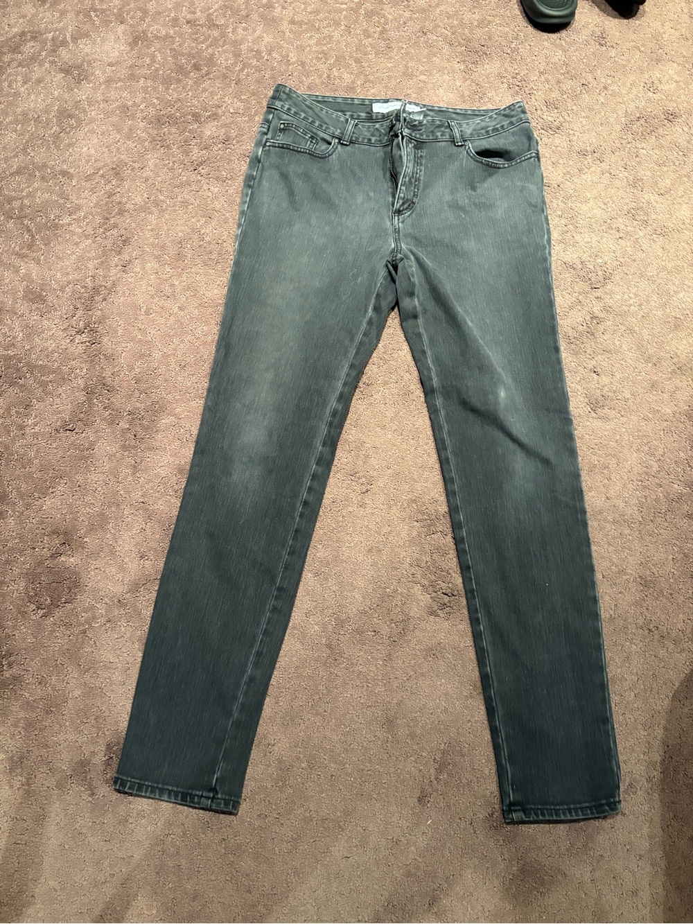 Women's Skinny Jeans in Washed Gray